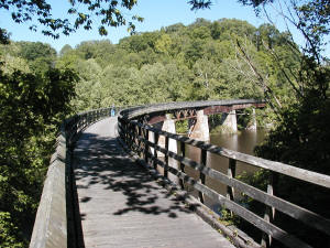 Confluence Trestle on the Virginia Creeper Trail